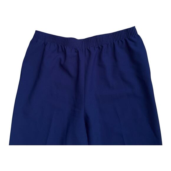 ALIA Womens Size 16 Blue 100% Polyester Pull On High Rise Pants 27" Inseam - Picture 3 of 4
